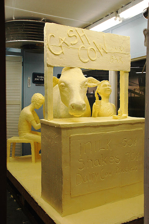 Buttersculpture at Big E 2012
