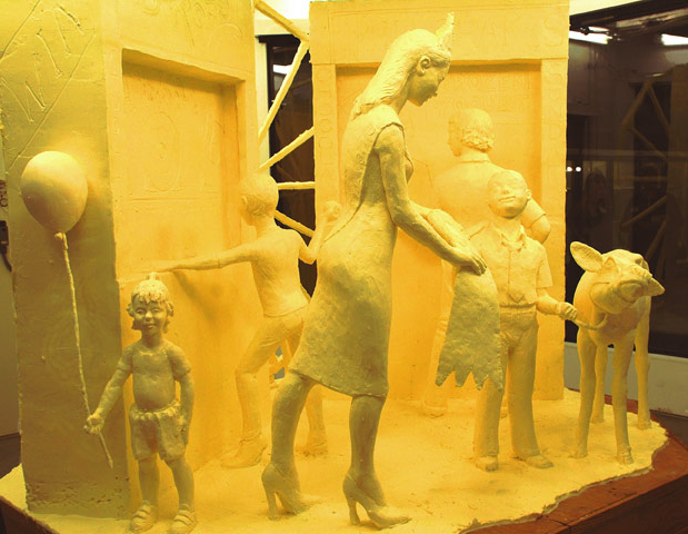Butter sculpture for PA FArm Show 2012