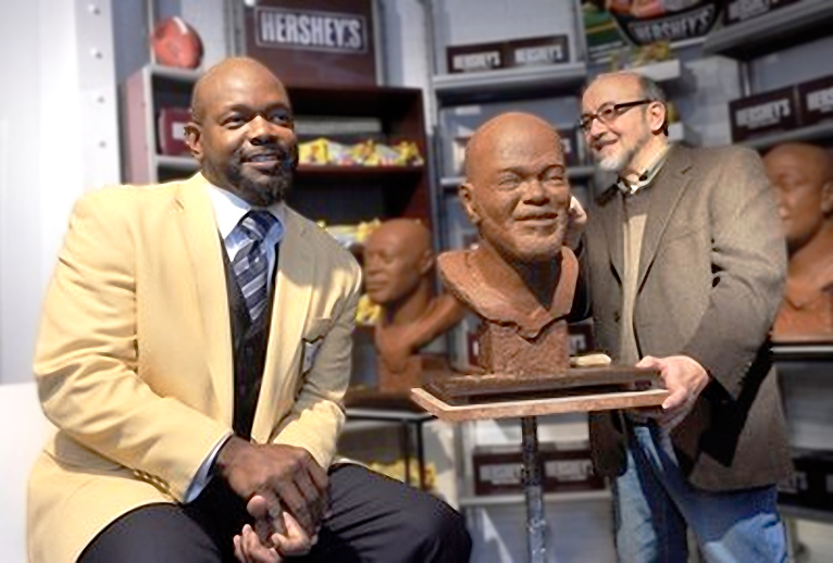 Jim Victor and Emmitt Smith