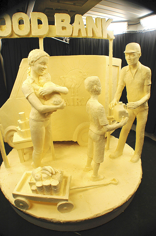 New york State Fair butter sculpture
