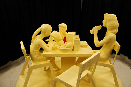 Butter Sculpture for New York State Fair 2005