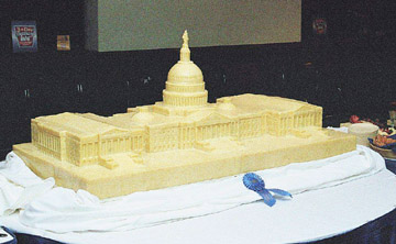 US Capitol Bldg. in cheese for Sen. Leahy