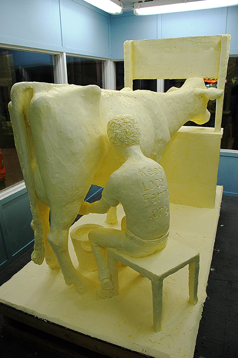 cash cow butter sculpture Big E