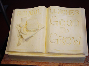 Land O' Lakes School Lunch Program Conference  Butter Sculpture by Marie Pelton, Lowes Hotel, Philadelphia, PA; July 2008