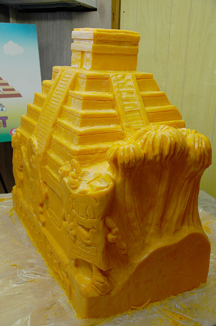 cheese sculpture for borderfest 2013
