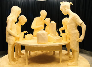 New York State fair butter sculpture