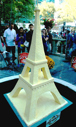 Eiffel Tower in butter