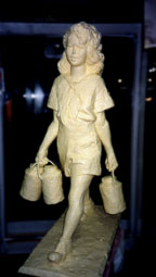 Jim Victor's Butter Sculpture of a Milkmaid