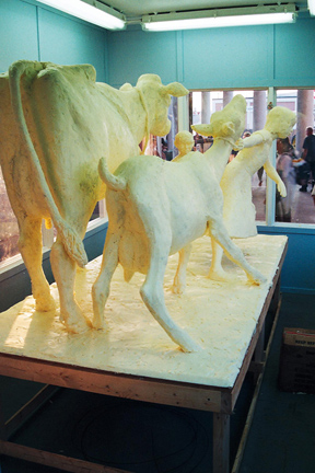 "Barnyard" Eastern States Exposition, West Springfield, MA, 2008 Butter Sculpture