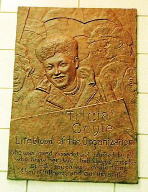 Tricia Coyle Plaque